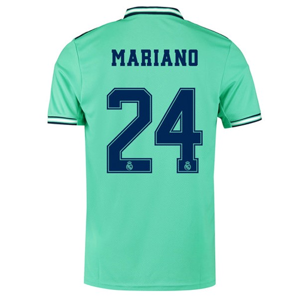 Camiseta Real Madrid NO.24 Mariano Tercera equipo 2019-20 Verde